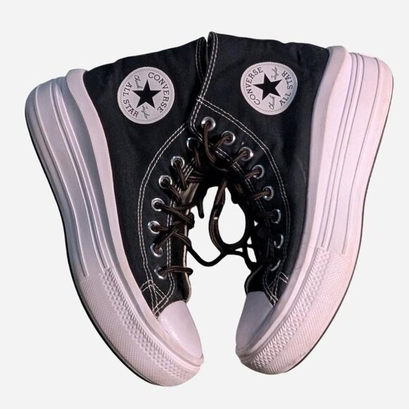 Converse high-top platform sneakers — the Move Platform edition - Size 8 - Picture 3 of 8